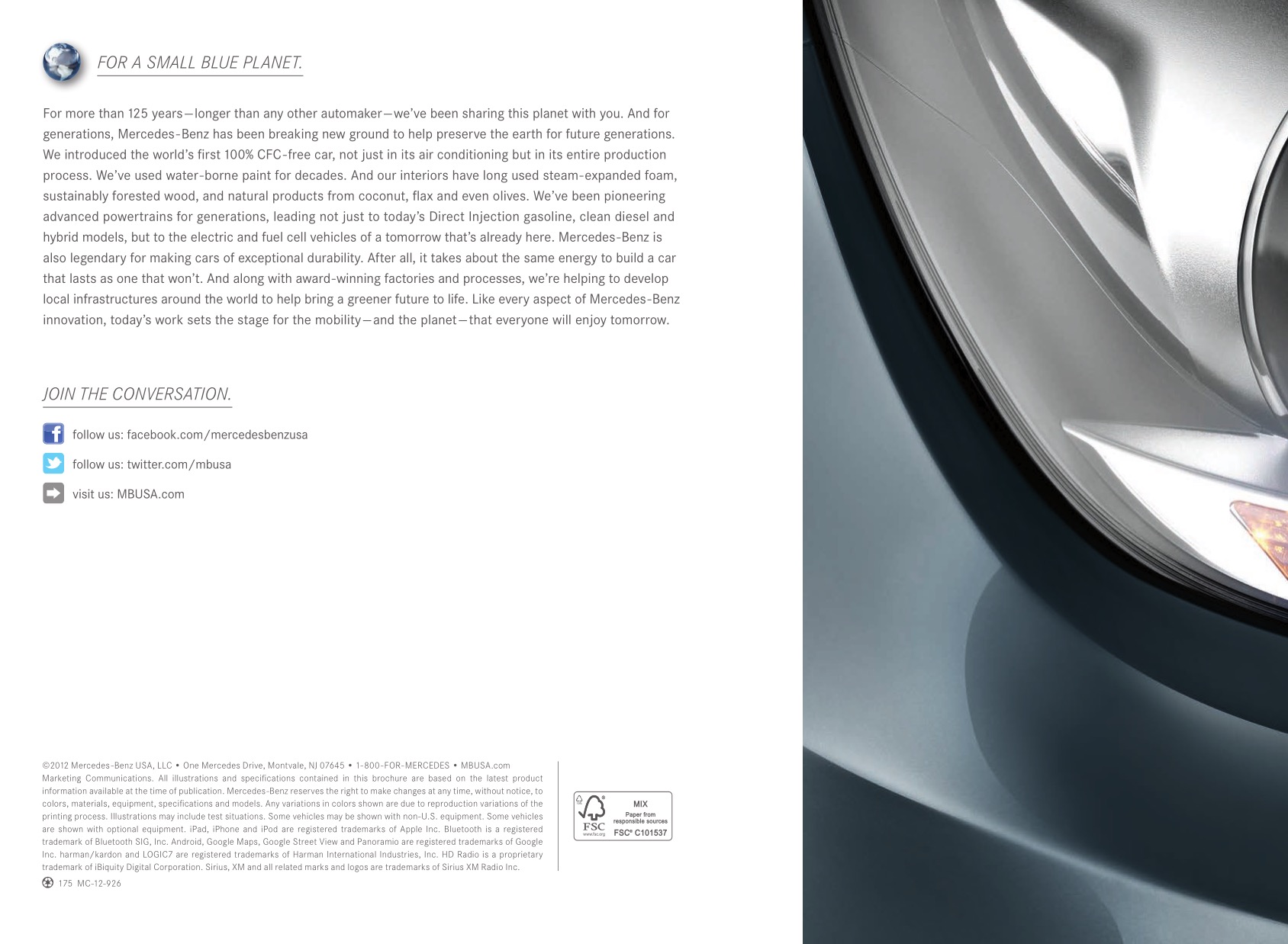 2013 Mercedes-Benz C-Class Brochure Page 11